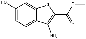 3-Amino-6-hydroxy-benzo[b]thiophene-2-carboxylic acid methyl ester Struktur