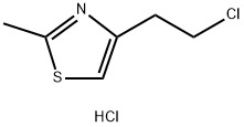 4-(2-chloroethyl)-2-methyl-1,3-thiazole hydrochloride Struktur