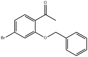 1-(2-Benzyloxy-4-bromo-phenyl)-ethanone Struktur