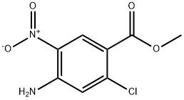 4-Amino-2-chloro-5-nitro-benzoic acid methyl ester Struktur