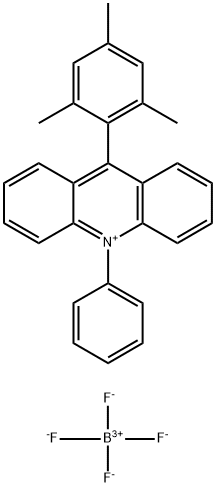 9-mesityl-10-phenylacridin-10-ium tetrafluoroborate Struktur