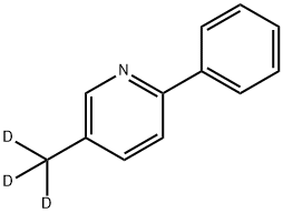 Pyridine, 5-(methyl-d3)-2-phenyl- Struktur