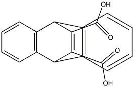 9,10-Ethenoanthracene-11,12-dicarboxylicacid, 9,10-dihydro- Struktur