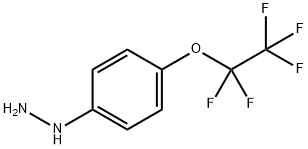 (4-(perfluoroethoxy)phenyl)hydrazine Struktur