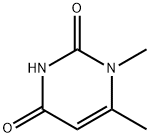 2,4(1H,3H)-Pyrimidinedione, 1,6-dimethyl- Struktur