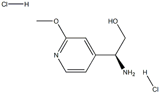 (S)-2-Amino-2-(2-methoxypyridin-4-yl)ethanol dihydrochloride Struktur