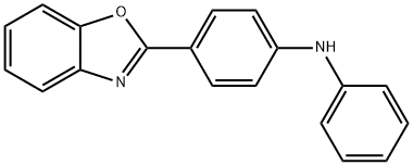 4-(2-Benzoxazolyl)-N-phenylbenzenamine Struktur