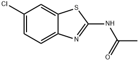 N-(6-chloro-1,3-benzothiazol-2-yl)acetamide Struktur