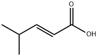 (E)-4-methylpent-2-enoic acid Struktur