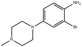 2-BROMO-4-(4-METHYLPIPERAZIN-1-YL)ANILINE Struktur