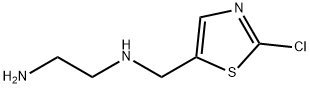 N1-((2-CHLOROTHIAZOL-5-YL)METHYL)ETHANE-1,2-DIAMINE Struktur