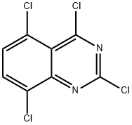 2,4,5,8-tetrachloroquinazoline Struktur