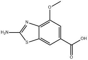 2-Amino-4-methoxy-benzothiazole-6-carboxylic acid Struktur