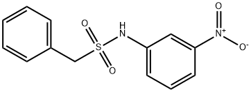 N-(3-nitrophenyl)-1-phenylmethanesulfonamide Struktur