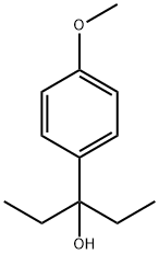 3-(4-METHOXYPHENYL)PENTAN-3-OL Struktur