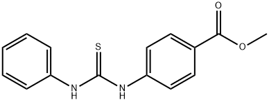 methyl 4-[(anilinocarbonothioyl)amino]benzoate Struktur