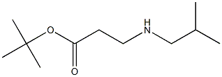 tert-butyl 3-[(2-methylpropyl)amino]propanoate Struktur