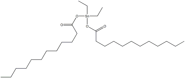 Stannane,diethylbis[(1-oxododecyl)oxy]- (9CI) Struktur