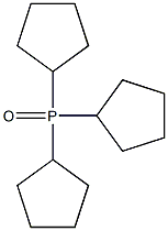 Phosphine oxide,tricyclopentyl- Struktur