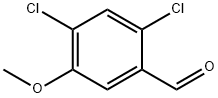 2,4-dichloro-5-methoxybenzaldehyde Struktur