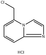 Imidazo[1,2-a]pyridine, 5-(chloromethyl)-, monohydrochloride Struktur