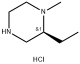 (2S)-2-ethyl-1-methylpiperazine dihydrochloride Struktur