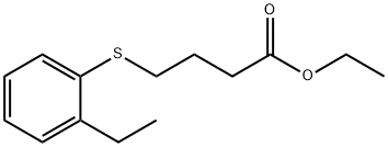 ETHYL 2-(2-(ETHYLTHIO)PHENYL)BUTANOATE Struktur