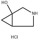 3-azabicyclo[3.1.0]hexan-1-ol hydrochloride Struktur