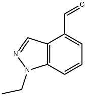 1-Ethyl-1H-indazole-4-carbaldehyde Struktur