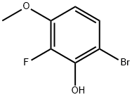 4-Bromo-2-fluoro-3-hydroxyanisole Struktur