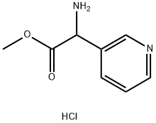 METHYL 2-AMINO-2-(PYRIDIN-3-YL)ACETATE HYDROCHLORIDE Struktur