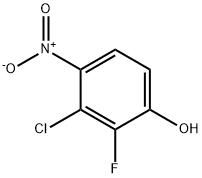 2-fluoro-3-chloro-4-nitrophenol Struktur