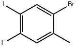 2-Bromo-5-fluoro-4-iodotoluene Struktur