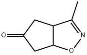 3-METHYL-6,6A-DIHYDRO-3AH-CYCLOPENTA[D]ISOXAZOL-5(4H)-ONE Struktur