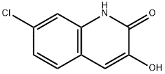 7-Chloro-3-hydroxy-2(1H)-quinolinone Struktur