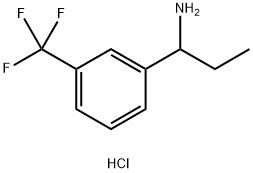 1-[3-(TRIFLUOROMETHYL)PHENYL]PROPYLAMINE Struktur