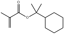 2-cyclohexylpropan-2-yl methacrylate Struktur