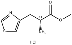 4-Thiazolyl-D-alanine methyl ester dihydrochloride Struktur