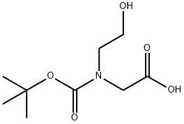 Glycine, N-[(1,1-dimethylethoxy)carbonyl]-N-(2-hydroxyethyl)- Struktur