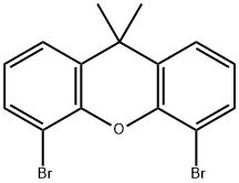 9H-Xanthene, 4,5-dibromo-9,9-dimethyl- Struktur