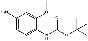 Carbamic acid, (4-amino-2-methoxyphenyl)-, 1,1-dimethylethyl ester Struktur