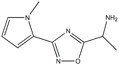 1-(3-(1-methyl-1H-pyrrol-2-yl)-1,2,4-oxadiazol-5-yl)ethan-1-amine Struktur