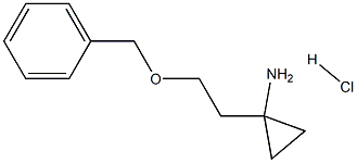 1-(2-(BENZYLOXY)ETHYL)CYCLOPROPANAMINE HCL Struktur