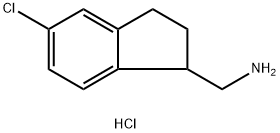 C-(5-Chloro-indan-1-yl)-methylamine hydrochloride Struktur