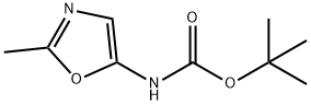 tert-butyl (2-methyloxazol-5-yl)carbamate Struktur