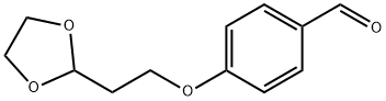 4-(2-(1,3-DIOXOLAN-2-YL)ETHOXY)BENZALDEHYDE Struktur