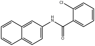 2-chloro-N-(naphthalen-2-yl)benzamide Struktur