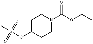 1-Piperidinecarboxylic acid, 4-[(methylsulfonyl)oxy]-, ethyl ester