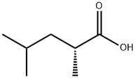 (2R)-2,4-dimethylpentanoic acid Struktur