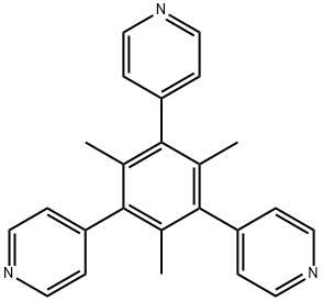 1,3,5-Trimethyl-2,4,6-Tris(4-pyridyl)benzene Struktur